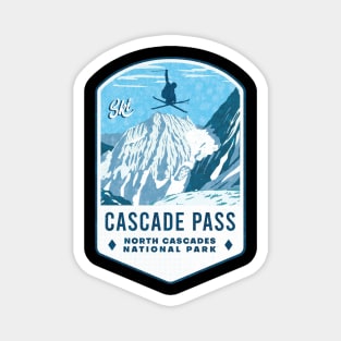 Ski Cascade Pass North Cascades National Park Magnet