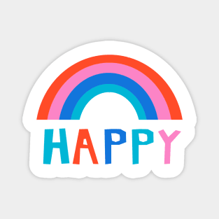 Happy Rainbow Magnet