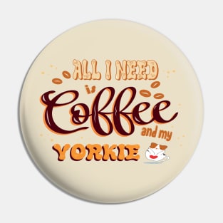 Cool Coffee Near Me: A Companion for Yorkie Terrier Pin