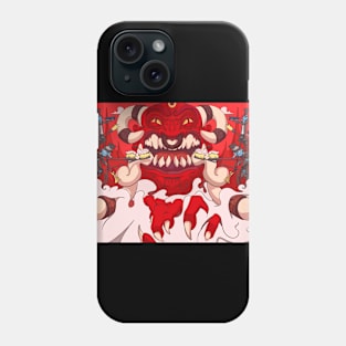 Brushing the demon's teeth Phone Case