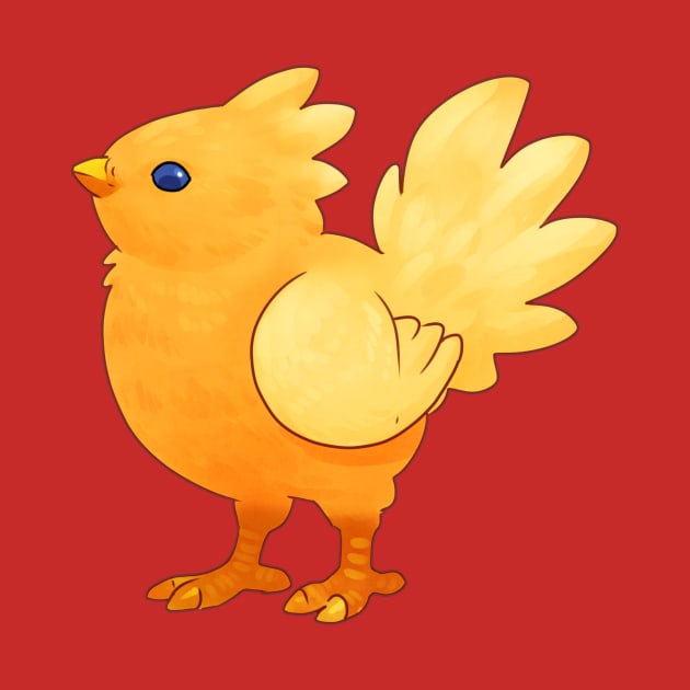 Chocobo Chick by kickingshoes