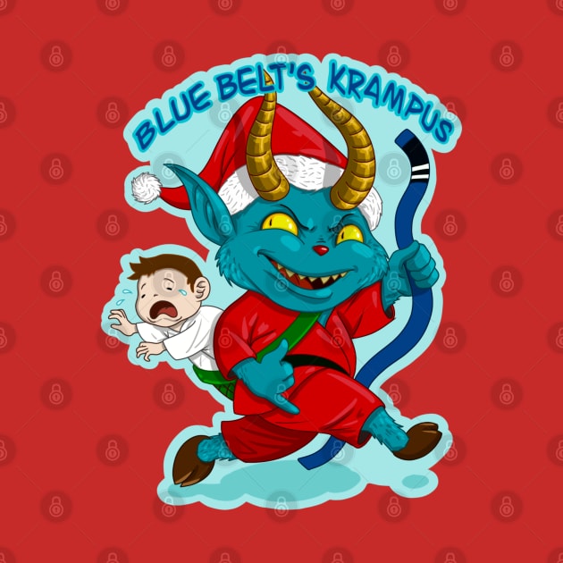 Blue belt Krampus - Jiu jitsu meme by undersideland