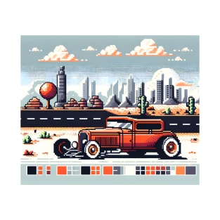 8 bit hot rod T-Shirt