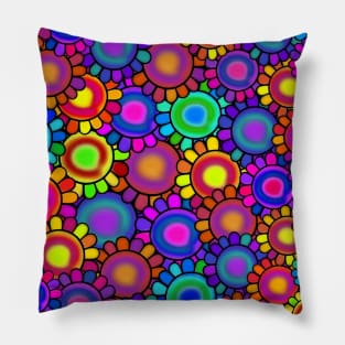 TRIPPY Flowers Hippy Lifestyle Pillow