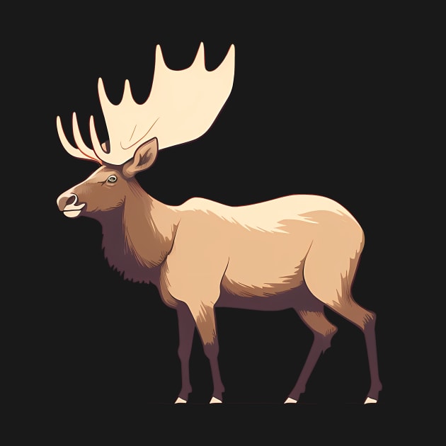 Elk Illustration, Love Elks by dukito