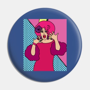 Proud Drag Queen Inspired Pin