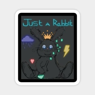 glowing rabbit Magnet