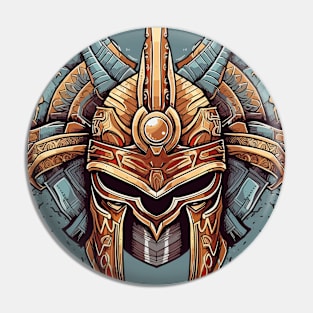 tribal helmet Pin