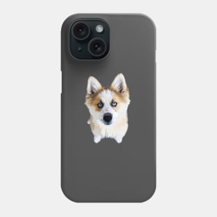 Pomsky Cute Puppy Dog Pomeranian x Husky Phone Case