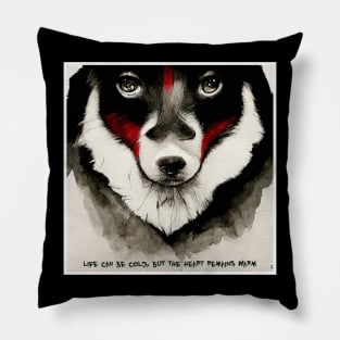 siberian husky life Pillow