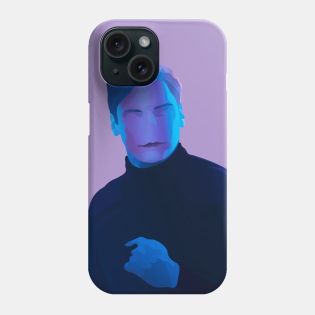 baron zemo dancing neon blue violet Phone Case by sadieillust