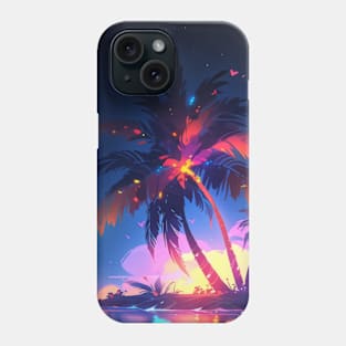 Palm Tree at Dusk Phone Case