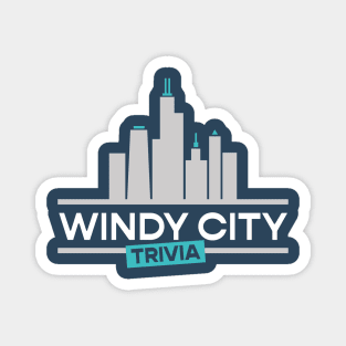 Windy City Trivia - Gray Magnet