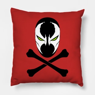 SPAWN AND CROSSBONES (4 light tees) Pillow