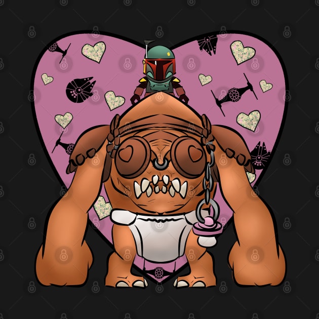 Valentines Chibi Rancor by Shoryotombo