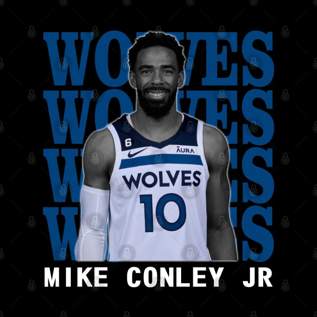 Minnesota Timberwolves Mike Conley Jr by Thejockandnerd