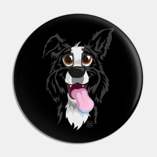 Another Funny Border Collie Pin