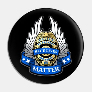 Police Badge Pin