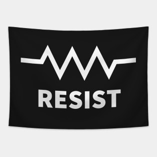 Resist (white) Tapestry