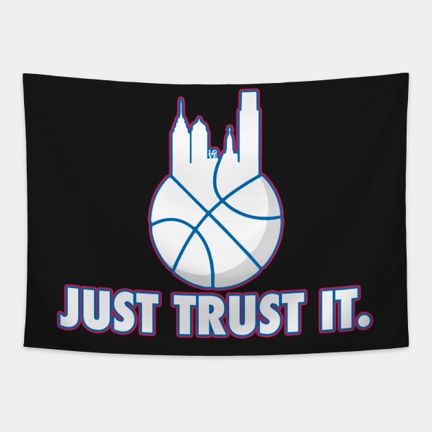 Just Trust It (White) Tapestry by OptionaliTEES