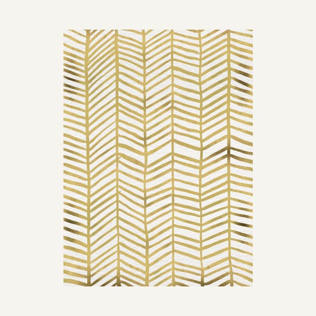 Herringbone Gold by CatCoq