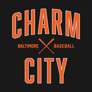 Baltimore Charm City Baseball Tee: Hit a Home Run with City Pride! T-Shirt