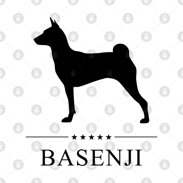 Basenji Black Silhouette by millersye