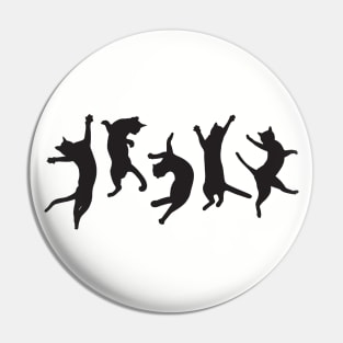 Dancing Cats Pin