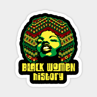 Black women history month pride black power culture Magnet