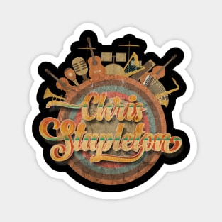 Tour Music Designs Vintage Retro - Chris Stapleton Magnet