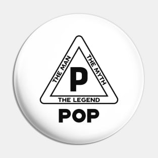 Pop - The man the myth the legend Pin