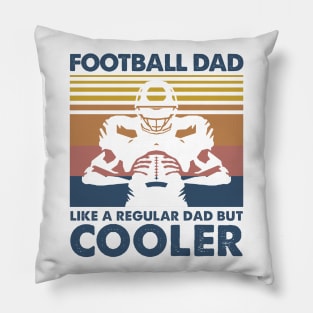 Football Dad Vintage Gift Father's Day Pillow