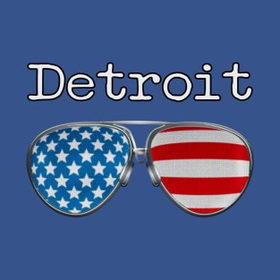 USA PILOT GLASSES DETROIT T-Shirt