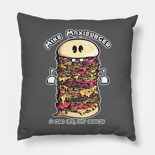 Mike Maxiburger (text version) Pillow