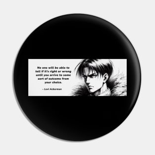 Levi Ackerman (Attack On Titan) Pin