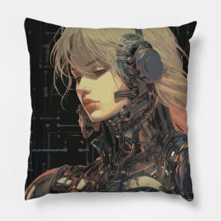 Homotechno Futuristic Pillow