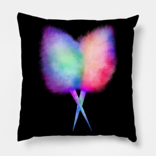 Sugar Rainbow Cotton Candy Floss Pillow