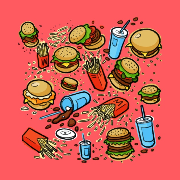 Burgers and Fries by royal_ten