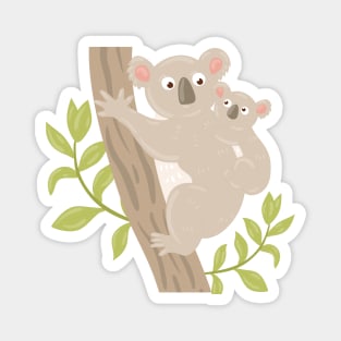 Koala Hand Drawn Cartoon Magnet