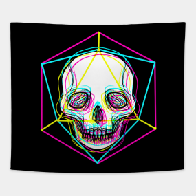 Human Skull Tapestries Teepublic