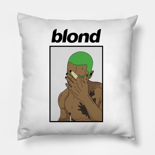 Blond - Frank Ocean Pillow by JamesLoCreative