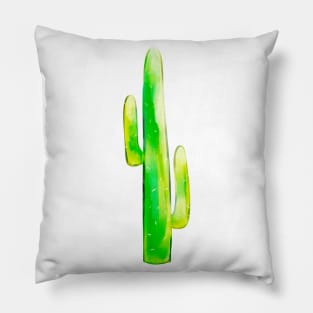 Watercolor Cactus Pillow