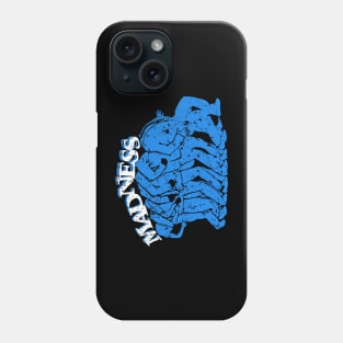Vintage Madness - Distressed Blue Phone Case