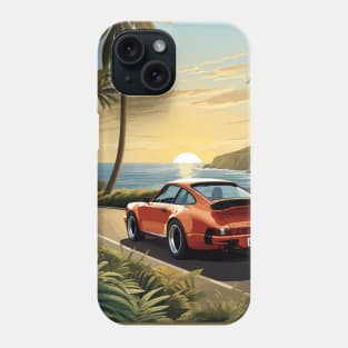 German Classic Car Poster Phone Case