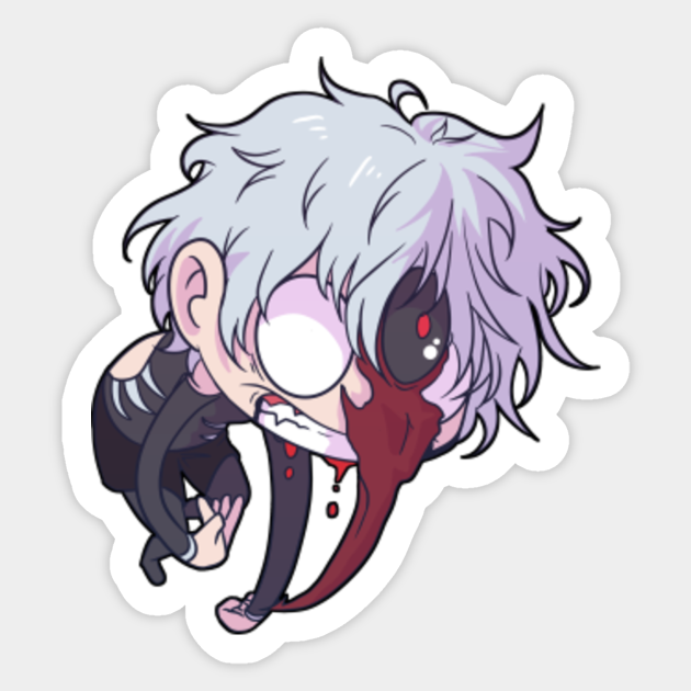 Chibi Kaneki Centipede Form Tokyo Ghoul Sticker Teepublic This picture is part of the anime & cartoons covers category. chibi kaneki centipede form