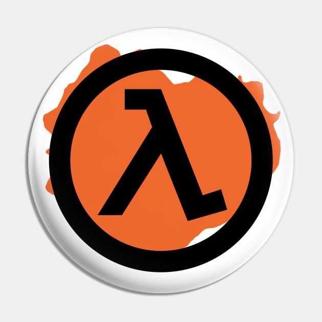 Half-Life 2 Quote: Rise and shine, Mr. Freeman (CLASSIC LAMBDA SIGN) Pin by SPACE ART & NATURE SHIRTS 
