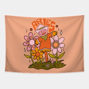 Aries Scarecrow Tapestry