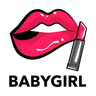 Babygirl Fashion Style Lifestyle Lipstick T-Shirt