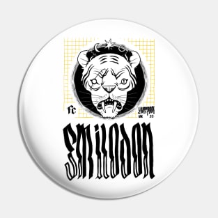 Smilodon / Sabre tooth tiger Pin