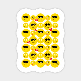 Cool love - emojis Magnet